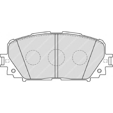 Kit pastiglie freno anteriore