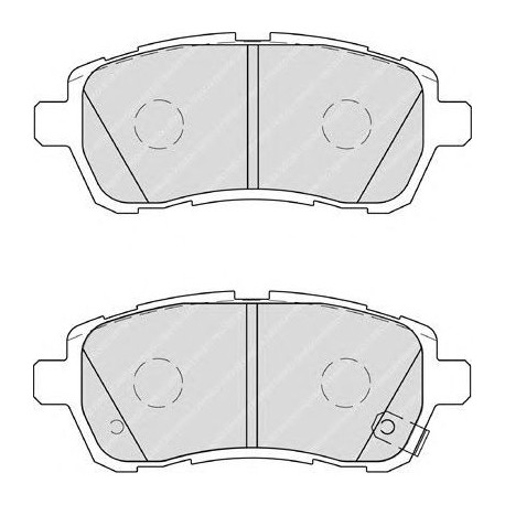 Kit pastiglie freno anteriore