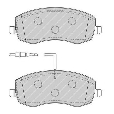 Kit pastiglie freno anteriore
