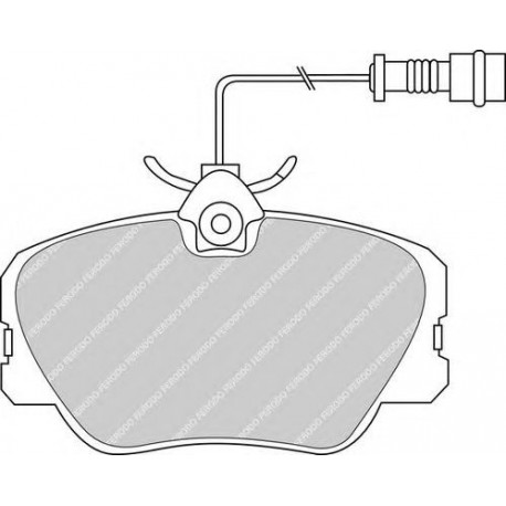 Kit pastiglie freno anteriore