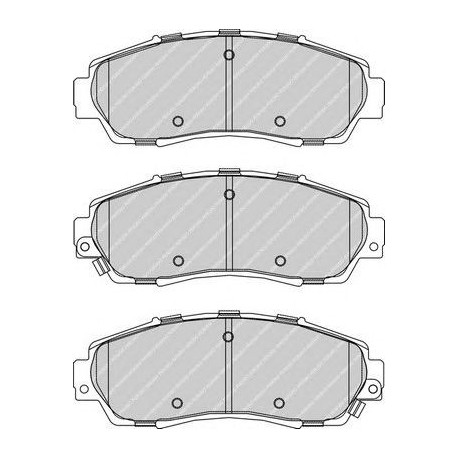 Kit pastiglie freno anteriore
