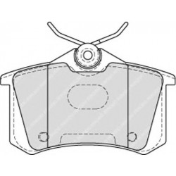 Kit pastiglie freno posteriore