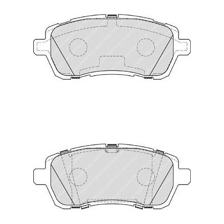 Kit pastiglie freno anteriore