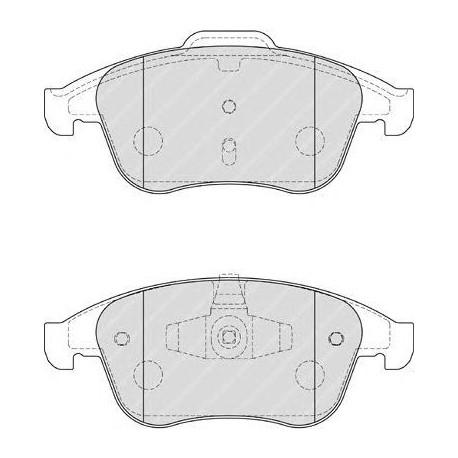 Kit pastiglie freno anteriore