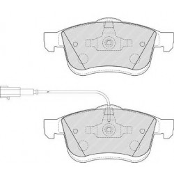 Kit pastiglie freno anteriore