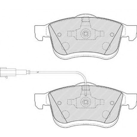 Kit pastiglie freno anteriore