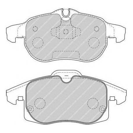 Kit pastiglie freno anteriore