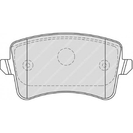 Kit pastiglie freno posteriore