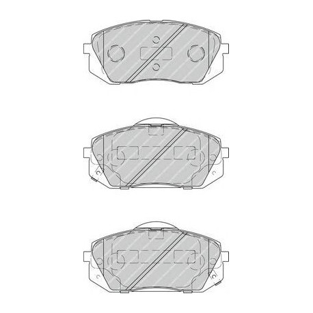 Kit pastiglie freno anteriore
