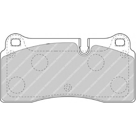 Kit pastiglie freno posteriore