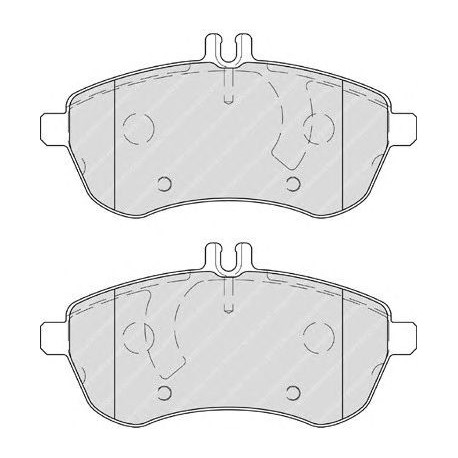 Kit pastiglie freno anteriore