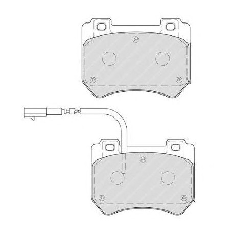 Kit pastiglie freno anteriore