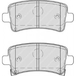 Kit pastiglie freno posteriore