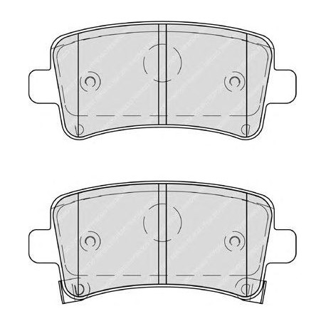 Kit pastiglie freno posteriore