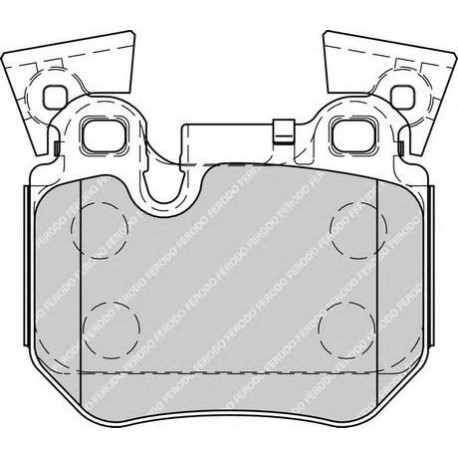 Kit pastiglie freno posteriore