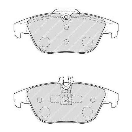 Kit pastiglie freno posteriore