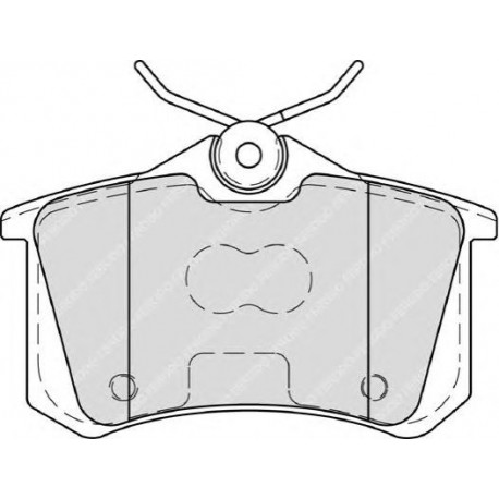 Kit pastiglie freno posteriore