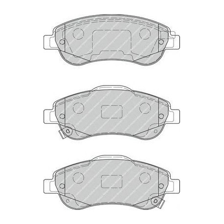 Kit pastiglie freno anteriore
