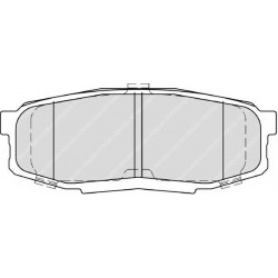 Kit pastiglie freno posteriore