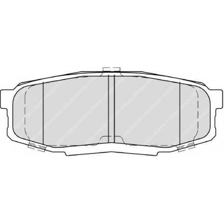 Kit pastiglie freno posteriore