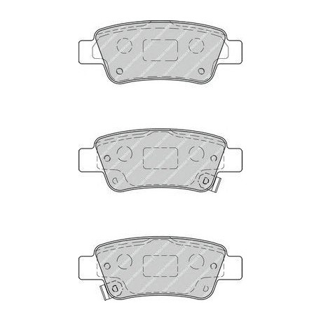 Kit pastiglie freno posteriore