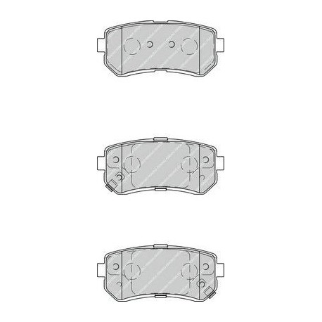 Kit pastiglie freno posteriore