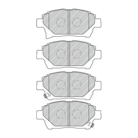 Kit pastiglie freno anteriore