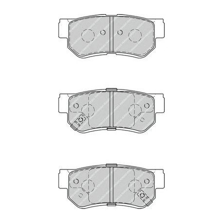Kit pastiglie freno posteriore