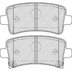 Kit pastiglie freno posteriore