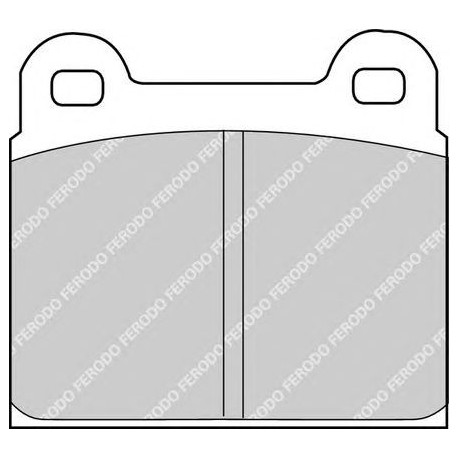 Kit pastiglie freno posteriore