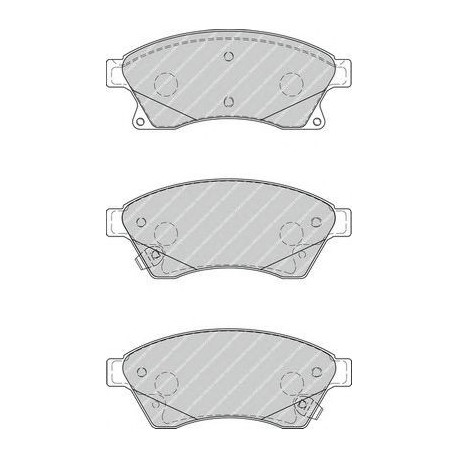 Kit pastiglie freno anteriore