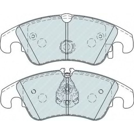Kit pastiglie freno anteriore