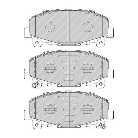 Kit pastiglie freno anteriore