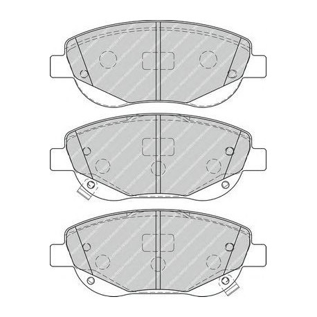 Kit pastiglie freno anteriore