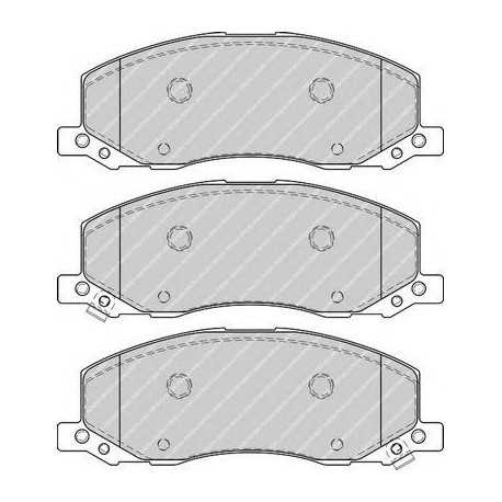 Kit pastiglie freno anteriore