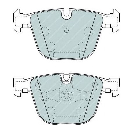 Kit pastiglie freno posteriore