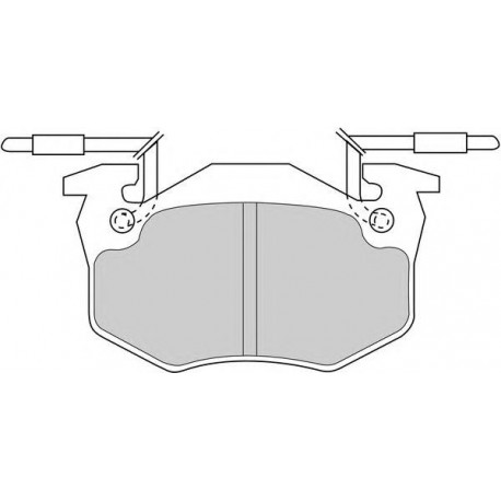 Kit pastiglie freno anteriore