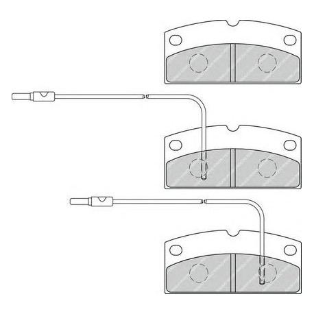 Kit pastiglie freno anteriore