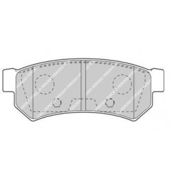 Kit pastiglie freno posteriore