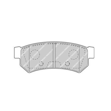 Kit pastiglie freno posteriore