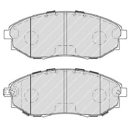 Kit pastiglie freno anteriore