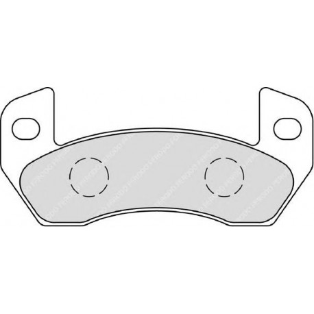 Kit pastiglie freno posteriore