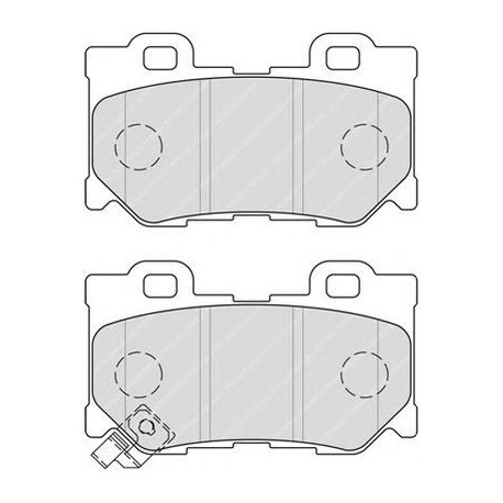 Kit pastiglie freno posteriore
