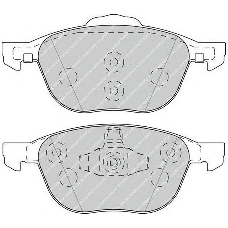 Kit pastiglie freno anteriore