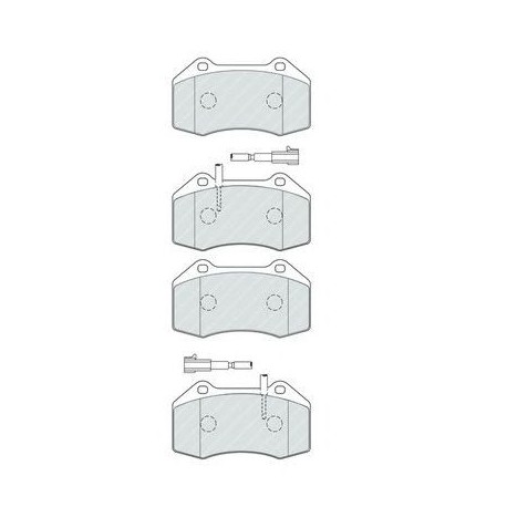 Kit pastiglie freno anteriore