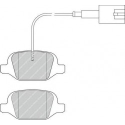 Kit pastiglie freno posteriore