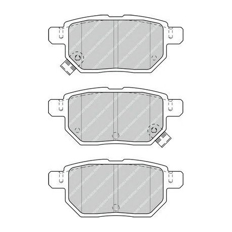 Kit pastiglie freno posteriore