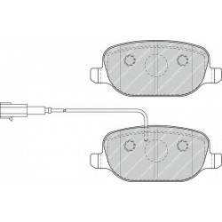 Kit pastiglie freno posteriore