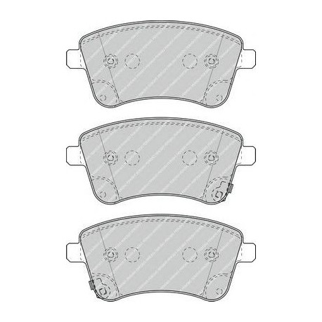 Kit pastiglie freno anteriore