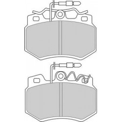 Kit pastiglie freno anteriore